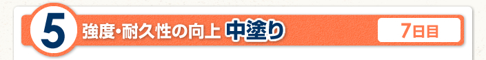 強度・耐久性の向上中塗り